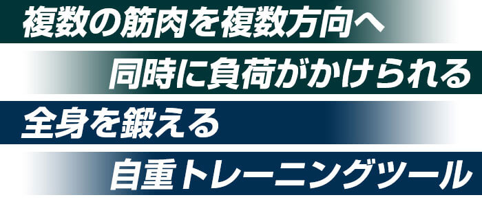 全身が鍛えられる筋トレツール